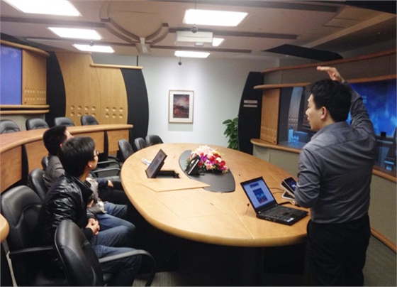 上海松江区教育局视频会议案例